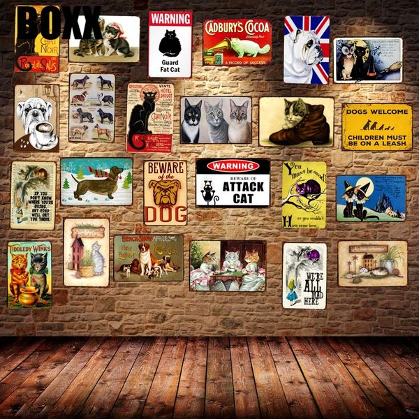 metal signs dog cat shabby chic pet vintage plate wall bar kitchen cinema home art craft decor 30x20cm
metal signs dog cat shabby chic pet vintage plate wall bar kitchen cinema home art craft decor 30x20cm