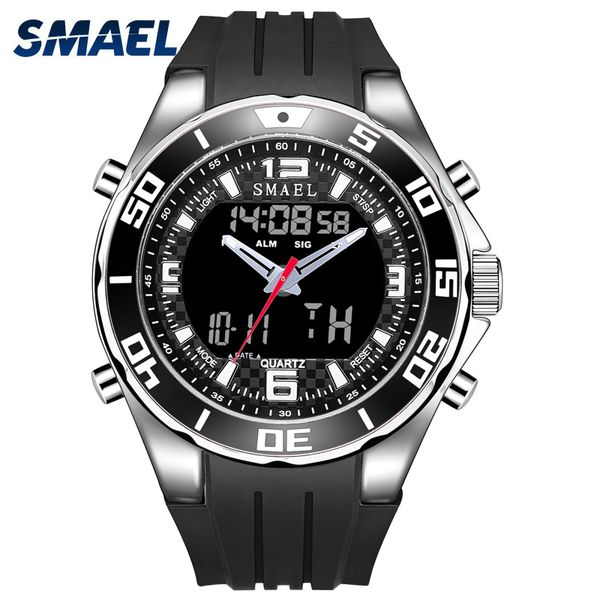 smael mens watches waterproof big dial sport wristwatches men quartz digital watch relogio masculino male army clock, Slivery;brown
smael mens watches waterproof big dial sport wristwatches men quartz digital watch relogio masculino male army clock, Slivery;brown