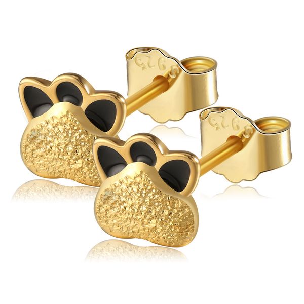 solid 925 sterling silver bear stud earring genuine gold-color ear jewelry for women never fade se14, Golden;silver
solid 925 sterling silver bear stud earring genuine gold-color ear jewelry for women never fade se14, Golden;silver