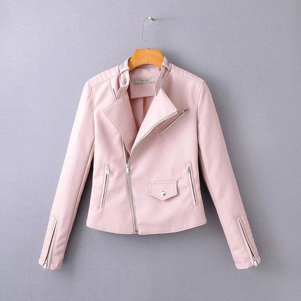 new 2020 brand winter autumn women faux soft leather jacket pu motorcycle zipper coat white black pink biker leather outwear
new 2020 brand winter autumn women faux soft leather jacket pu motorcycle zipper coat white black pink biker leather outwear