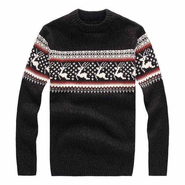new 2019 men pullover knitted sweater autumn winter fashion brand clothing men's sweaters with deer slim fit, White;black 
new 2019 men pullover knitted sweater autumn winter fashion brand clothing men's sweaters with deer slim fit, White;black