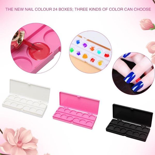 24 grids paint palette nail art painting supplies color palette drawing color painting glue palettes tools, Red;pink
24 grids paint palette nail art painting supplies color palette drawing color painting glue palettes tools, Red;pink