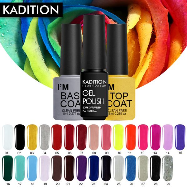 kadition new pure color nail gel polish 7ml diy nail art long lasting soak off uv led lucky gels lacquer manicure varnish, Red;pink
kadition new pure color nail gel polish 7ml diy nail art long lasting soak off uv led lucky gels lacquer manicure varnish, Red;pink
