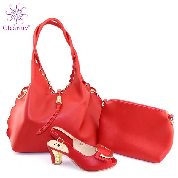 new arrival italian red color shoes and bag set for wedding party african high heels shoes and bag set size 38-42, Black
new arrival italian red color shoes and bag set for wedding party african high heels shoes and bag set size 38-42, Black