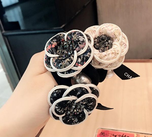 2019 new flowers pearls hair rubber bands fashion women pearls ball head rope jewelry women's hair accessories, Pink
2019 new flowers pearls hair rubber bands fashion women pearls ball head rope jewelry women's hair accessories, Pink