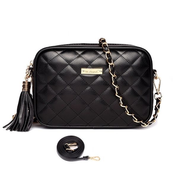 tassel women messenger bags small pu leather crossbody bags diamond pattern design chain female shoulder phone purse black
tassel women messenger bags small pu leather crossbody bags diamond pattern design chain female shoulder phone purse black