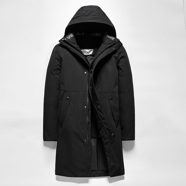 men's business long style down jacket long white duck down standard mens clothing, Black
men's business long style down jacket long white duck down standard mens clothing, Black