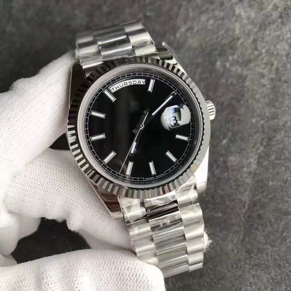 new president mens watch sweep automatic movement mechanical day- silver stainess sapphire black face original clasp men watches, Slivery;brown
new president mens watch sweep automatic movement mechanical day- silver stainess sapphire black face original clasp men watches, Slivery;brown