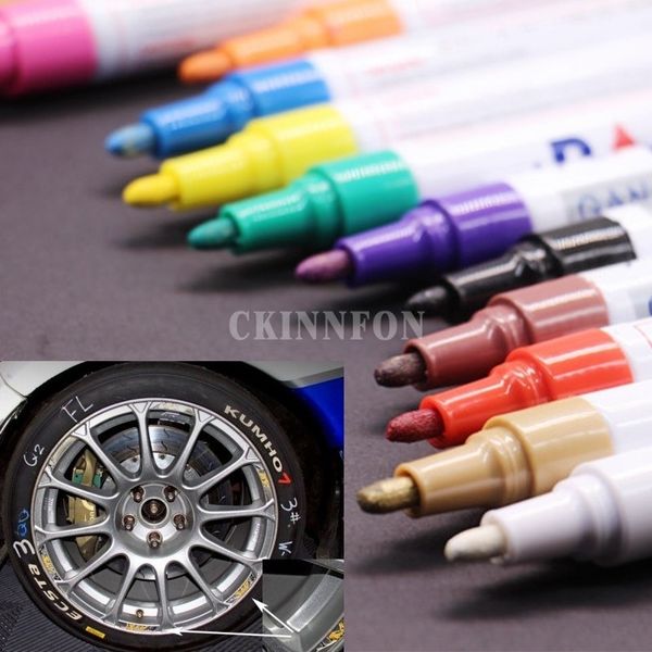 dhl 1000 pcs new fashion colorful waterproof pen car tyre tire cd metal permanent paint markers graffiti oily marker pen
dhl 1000 pcs new fashion colorful waterproof pen car tyre tire cd metal permanent paint markers graffiti oily marker pen