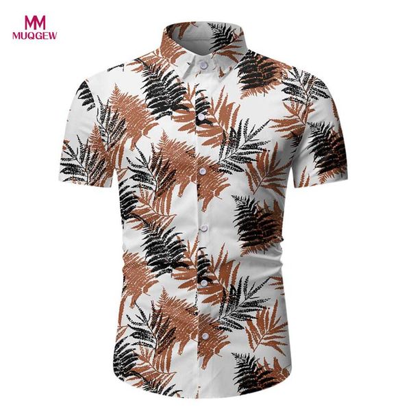 men casual summer leaf printed button mens shirts regular fit men's short sleeve shirts for men blouse camisas masculina #f, White;black
men casual summer leaf printed button mens shirts regular fit men's short sleeve shirts for men blouse camisas masculina #f, White;black