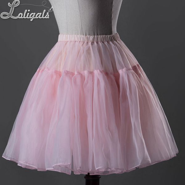 daily casual slip skirt sweet short organza petticoat by classical puppets, Black;red
daily casual slip skirt sweet short organza petticoat by classical puppets, Black;red