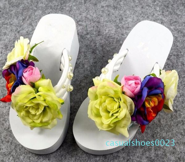 floral flip flops wedges beautiful women shoes female summer time wear platform 01 sh190726 c23, Black
floral flip flops wedges beautiful women shoes female summer time wear platform 01 sh190726 c23, Black