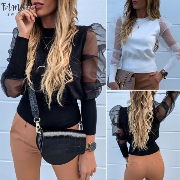 женщины блузка 2020 дамы сетки слоеного рукава sheer топы пуловер рубашка блузка случайные свободные офис леди рубашка элегантные дамы женск, White
женщины блузка 2020 дамы сетки слоеного рукава sheer топы пуловер рубашка блузка случайные свободные офис леди рубашка элегантные дамы женск, White