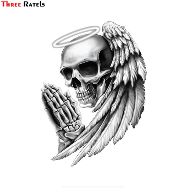 three ratels fc15 angel of death skull car sticker pvc decal for motorcycle luggage lapskateboard refrigerator door window
three ratels fc15 angel of death skull car sticker pvc decal for motorcycle luggage lapskateboard refrigerator door window