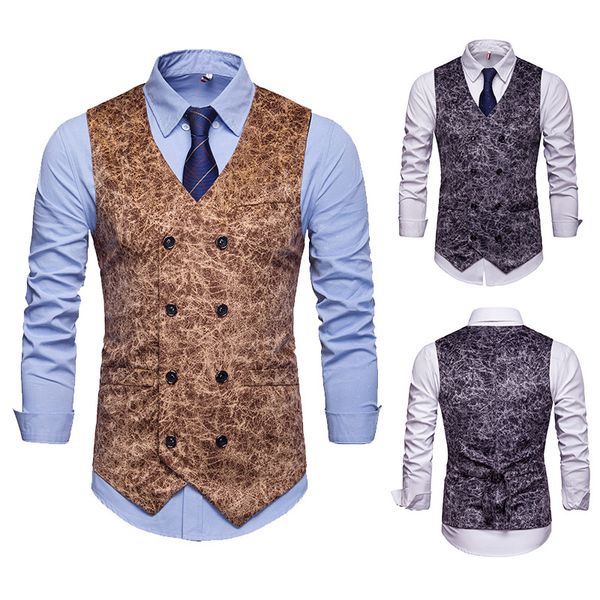 mens vest european version of leopard print lounge suit jacket business vest waistcoat men, Black;white
mens vest european version of leopard print lounge suit jacket business vest waistcoat men, Black;white