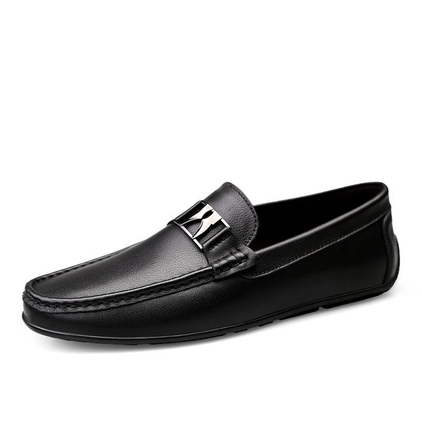 2019 spring summer new men's loafers lazy soft flat casual shoes men breathable slip-on soft leather driving shoes moccasins, Black
2019 spring summer new men's loafers lazy soft flat casual shoes men breathable slip-on soft leather driving shoes moccasins, Black