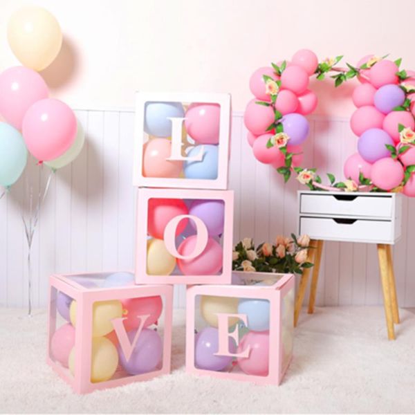 4pcs special party balloon packing box cube transparent boxes creative love baby wedding room diy christmas decoration birthday
4pcs special party balloon packing box cube transparent boxes creative love baby wedding room diy christmas decoration birthday