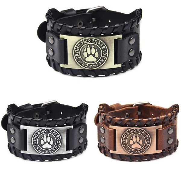 fashion punk men weave bangle wide leather adjustable wolf claw bracelets dropshipping, Black
fashion punk men weave bangle wide leather adjustable wolf claw bracelets dropshipping, Black