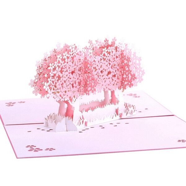 cherry fashion pink folding card blossom greeting card handmade birthday wedding invitation 3d up card to design
cherry fashion pink folding card blossom greeting card handmade birthday wedding invitation 3d up card to design