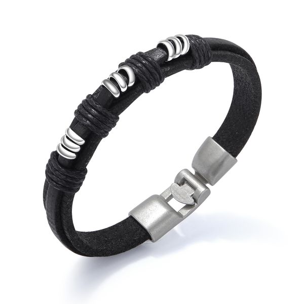 pu leather bracelets for men sliver stainless steel retro style punk hip-pop hand chain mens jewelry for boys gifts, Golden;silver
pu leather bracelets for men sliver stainless steel retro style punk hip-pop hand chain mens jewelry for boys gifts, Golden;silver
