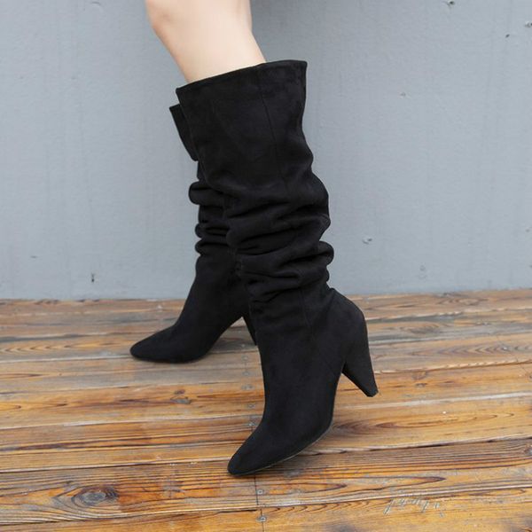 2019 long boots for autumn women over the knee boot high-heeled pointed thin waist shoes woman black flock suede ladies botas
2019 long boots for autumn women over the knee boot high-heeled pointed thin waist shoes woman black flock suede ladies botas