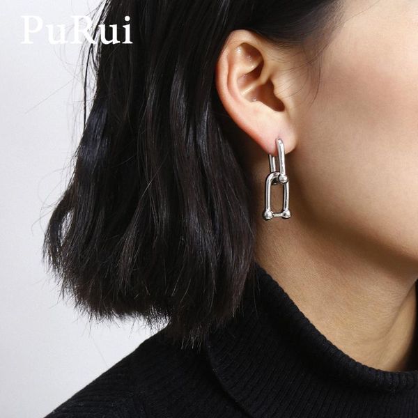 purui geometric drop earrings for women punk vintage link chain lock clip earrings fashion statement dangle earring jewelry, Silver
purui geometric drop earrings for women punk vintage link chain lock clip earrings fashion statement dangle earring jewelry, Silver