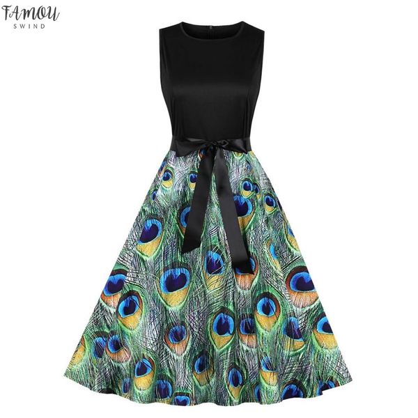 women dress cotton peacock feather pattern vintage empire o-neck a-line noble trend elegant summer short dress, Black;gray
women dress cotton peacock feather pattern vintage empire o-neck a-line noble trend elegant summer short dress, Black;gray