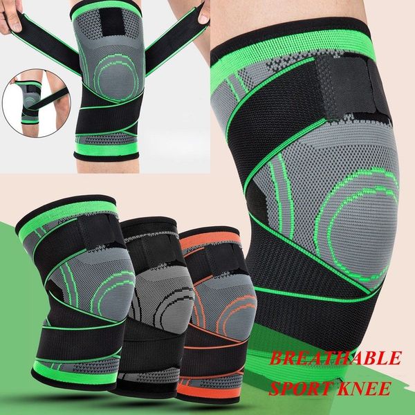 fit running jogging sport 3d weaving knee brace pad support protects compression breathable sleeve knee support, Black;gray
fit running jogging sport 3d weaving knee brace pad support protects compression breathable sleeve knee support, Black;gray