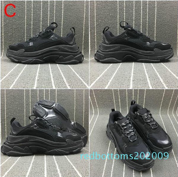 2019 новая мода paris triple-s дизайнерская обувь низкая платформа кроссовки тройной mens casual дизайнер женщин вскользь спортивные тренаже, Black
2019 новая мода paris triple-s дизайнерская обувь низкая платформа кроссовки тройной mens casual дизайнер женщин вскользь спортивные тренаже, Black