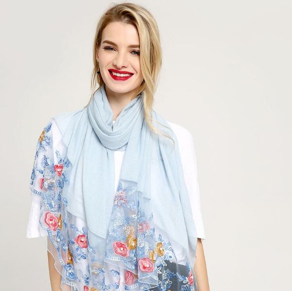 embroidery scarf lace scarves cotton head scarf lace muslim hijab shawls and scarves wrap shawls women cape 10pcs/lot
embroidery scarf lace scarves cotton head scarf lace muslim hijab shawls and scarves wrap shawls women cape 10pcs/lot