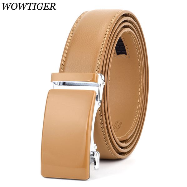 wowtiger black red blue 35mm cowhide genuine leather belt for men male brand ratchet automatic luxury men belts, Black;brown
wowtiger black red blue 35mm cowhide genuine leather belt for men male brand ratchet automatic luxury men belts, Black;brown