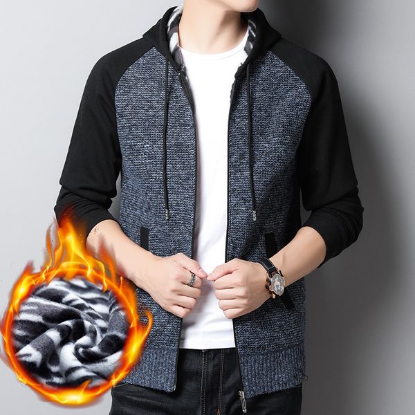 autumn and winter men fashion design zipper casual thick warm jacket youth clothes, White;black
autumn and winter men fashion design zipper casual thick warm jacket youth clothes, White;black