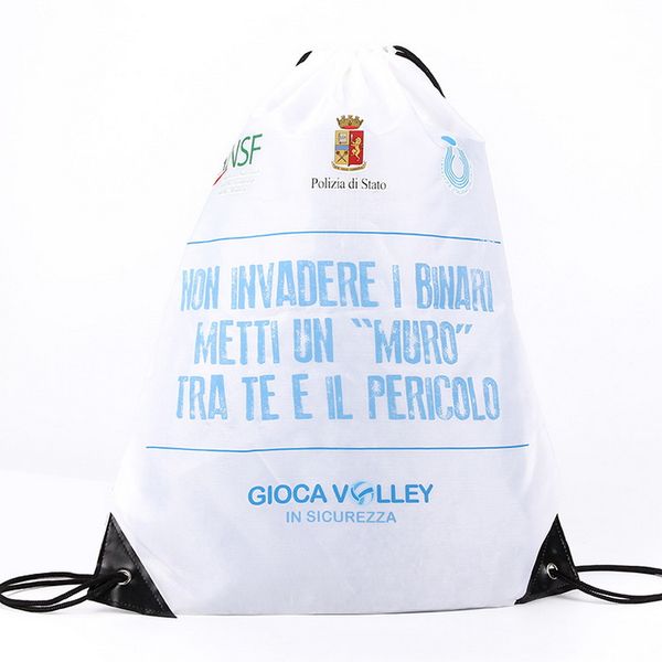 drawstring bag sports waterproof backpack bundle pocket custom printing