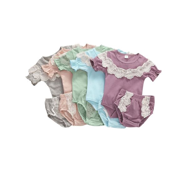 2pcs newborn baby girls clothes set short sleeve ruffles lace romper +shorts summer toddler newborn infant clothing outfits, White
2pcs newborn baby girls clothes set short sleeve ruffles lace romper +shorts summer toddler newborn infant clothing outfits, White
