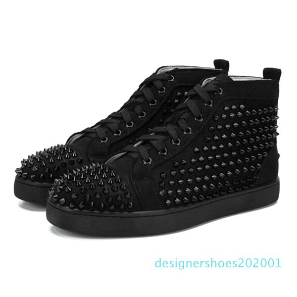 2020 men women designer luxury spikes sneaker red triple black white suede leather fashion mens flats bottoms shoe size 36-47 d01
2020 men women designer luxury spikes sneaker red triple black white suede leather fashion mens flats bottoms shoe size 36-47 d01