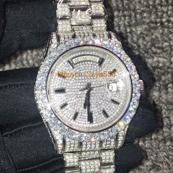 Big diamond watch iced out watch eta 2836 automatic luxury watch 41mm men ilver waterproof 316 tainle teel et 4 diamond
Big diamond watch iced out watch eta 2836 automatic luxury watch 41mm men ilver waterproof 316 tainle teel et 4 diamond