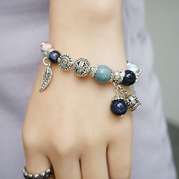 vintage blue crystal charm silver color bracelets & bangles for women with diy beads silver bracelet femme jewelry, Golden;silver
vintage blue crystal charm silver color bracelets & bangles for women with diy beads silver bracelet femme jewelry, Golden;silver