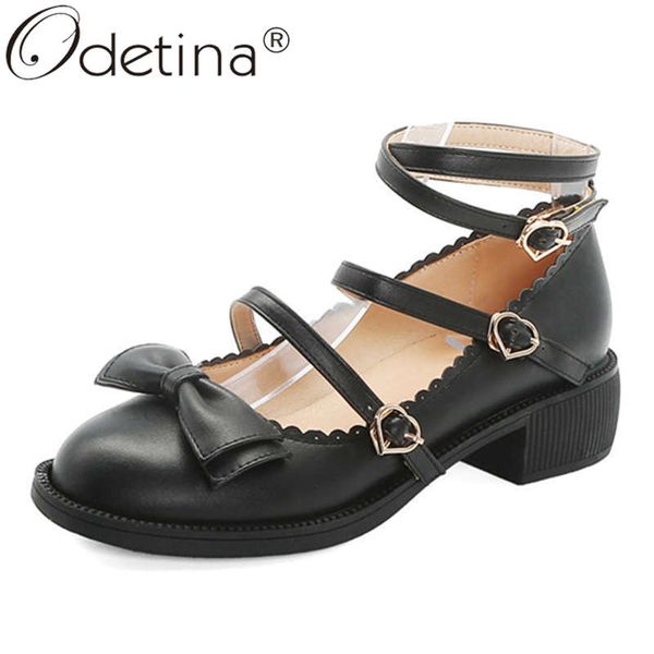 odetina women fashion cosplay block thick mid heel mary janes pumps female sweet buckle strap bow round toe non-slip party pumps, Black
odetina women fashion cosplay block thick mid heel mary janes pumps female sweet buckle strap bow round toe non-slip party pumps, Black