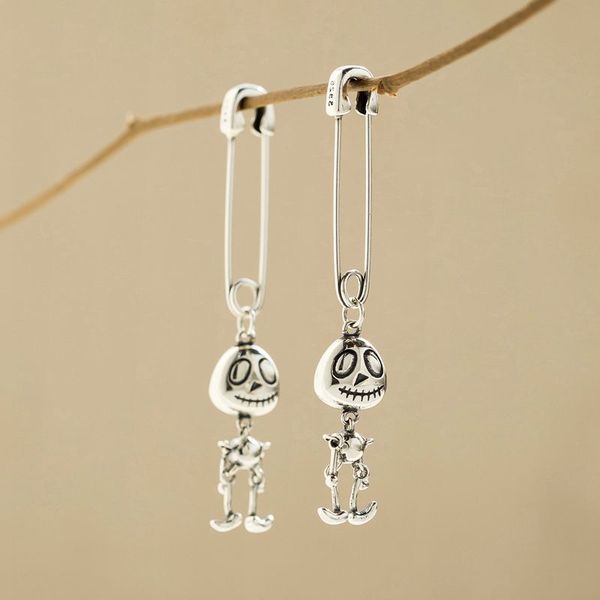 silvology pin small skeleton earrings 925 sterling silver vintage funny punk long drop earrings for women creative jewelry gift, Golden;silver
silvology pin small skeleton earrings 925 sterling silver vintage funny punk long drop earrings for women creative jewelry gift, Golden;silver