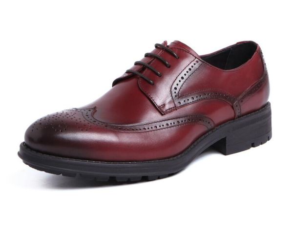 red blue black men shoes work wear style round toe soft-sole cowhide wedding fashion oxfords homme with box
red blue black men shoes work wear style round toe soft-sole cowhide wedding fashion oxfords homme with box