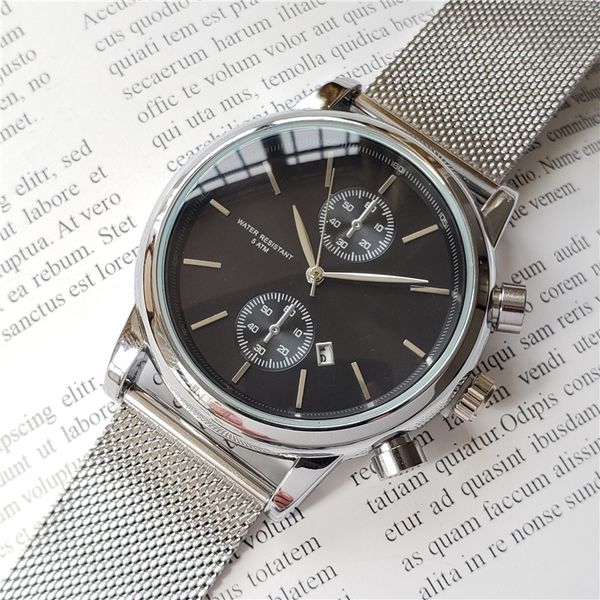 brand mens watches watch boss quartz movement stainless steel case day date designer waterproof watch mens clock, Slivery;brown
brand mens watches watch boss quartz movement stainless steel case day date designer waterproof watch mens clock, Slivery;brown
