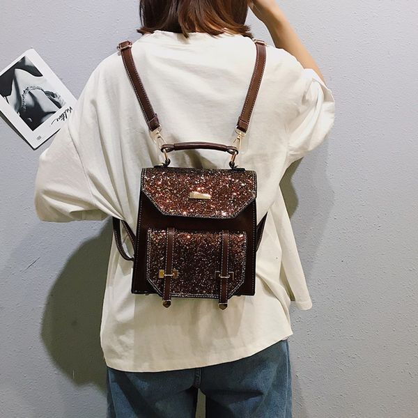 ocardian backpack fashion simple women ladies sequins crossbody bag leather bag totes shoulder bag dropship a29
ocardian backpack fashion simple women ladies sequins crossbody bag leather bag totes shoulder bag dropship a29