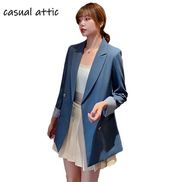 long sleeve solid color double breasted women blazers 2020 spring and autumn office lady blazer feminino, White;black
long sleeve solid color double breasted women blazers 2020 spring and autumn office lady blazer feminino, White;black