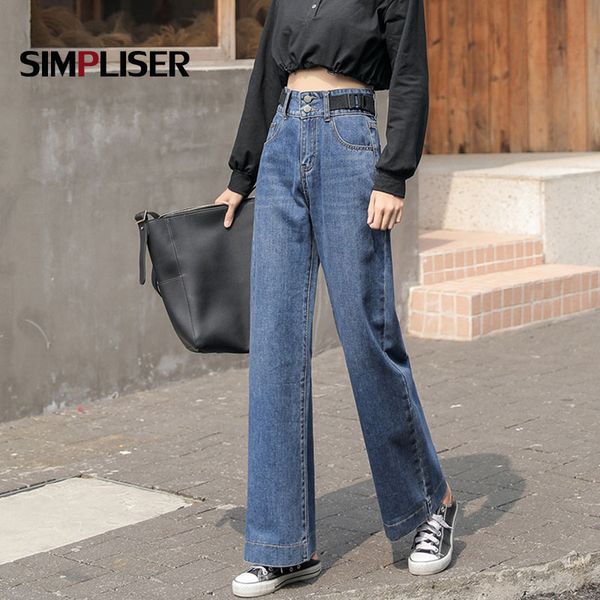women's jeans 2021 chic boyfriend korean high waist women streetwear casual loose vintage female plus size wide leg denim pants, Blue
women's jeans 2021 chic boyfriend korean high waist women streetwear casual loose vintage female plus size wide leg denim pants, Blue
