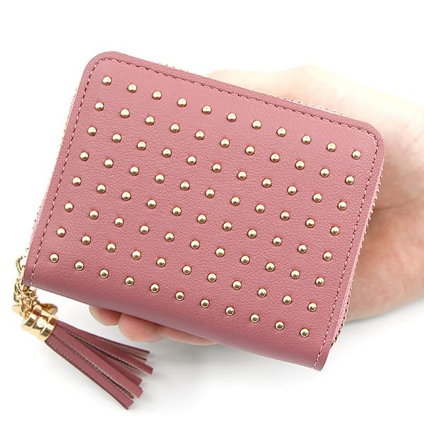 мода женщина малый молния кошелек дамы короткие rivet кошельки кожа pu женщины деньги кисточкой кошельки держателя карты wallet портмоне, Red;black
мода женщина малый молния кошелек дамы короткие rivet кошельки кожа pu женщины деньги кисточкой кошельки держателя карты wallet портмоне, Red;black