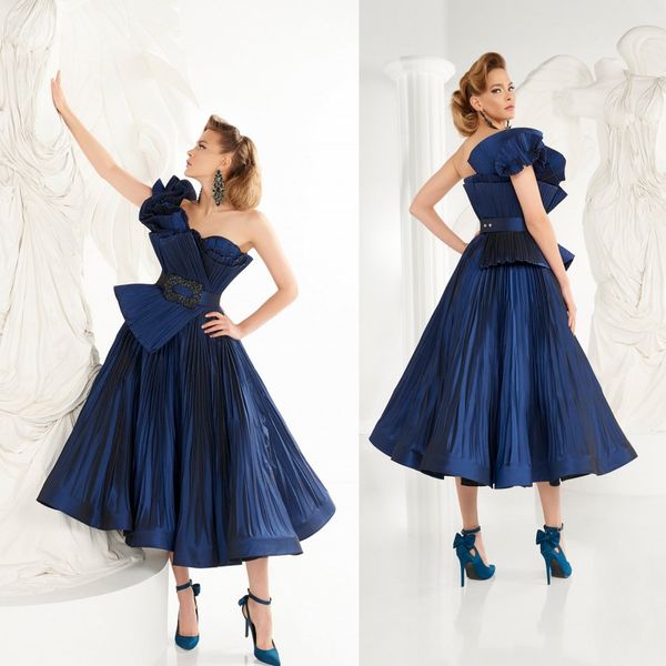 elegant evening formal dresses 2019 one shoulder prom dresses girls pageant formal tea length party gowns, Black;red
elegant evening formal dresses 2019 one shoulder prom dresses girls pageant formal tea length party gowns, Black;red