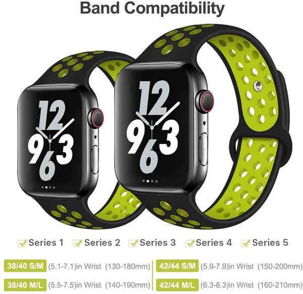 sport rubber silicone strap watch band for apple watch series 4 compatible for apple watch band 44mm 42mm 40mm 38mm double color
sport rubber silicone strap watch band for apple watch series 4 compatible for apple watch band 44mm 42mm 40mm 38mm double color