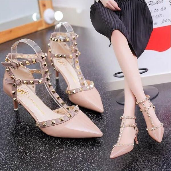 rivet high heels luxury designer women shoes ladies pumps spring summer 2020 fashion sandals office dress white black shoes
rivet high heels luxury designer women shoes ladies pumps spring summer 2020 fashion sandals office dress white black shoes