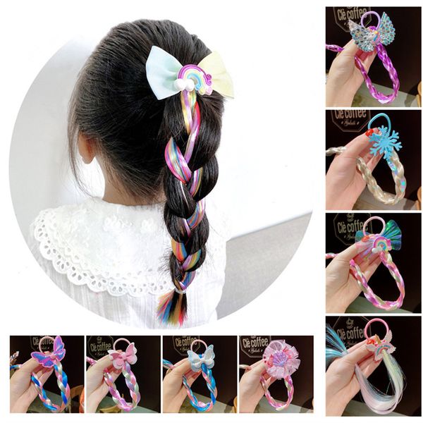 9pcs/lot popular new girls hairpin children twist hair rope cute unicorn cartoon hair rope accessories kids wig headwear, Slivery;white
9pcs/lot popular new girls hairpin children twist hair rope cute unicorn cartoon hair rope accessories kids wig headwear, Slivery;white