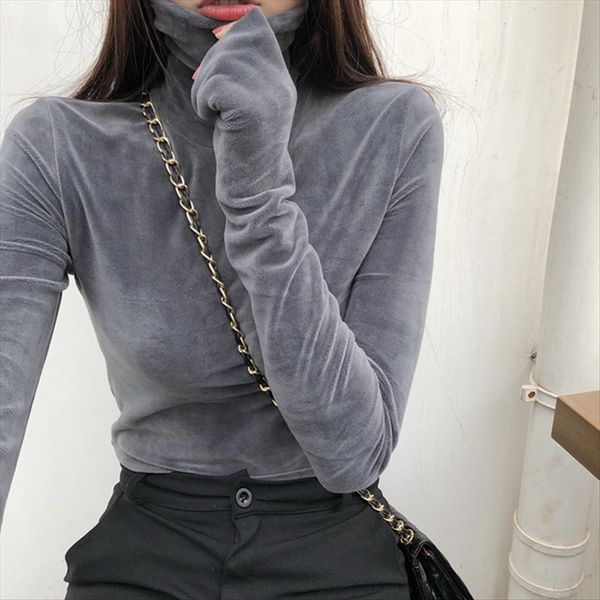 cec супер огонь сплошной цвет футболки теплый тонкий длинный рукав тонкий супер мягкий чернобурки бархат творческой базой женской рубашки 18, White
cec супер огонь сплошной цвет футболки теплый тонкий длинный рукав тонкий супер мягкий чернобурки бархат творческой базой женской рубашки 18, White